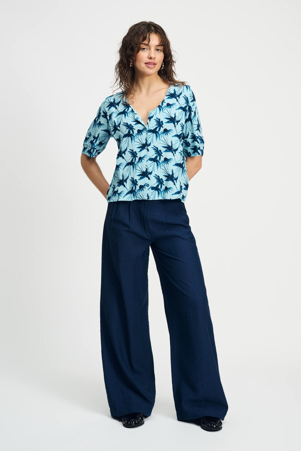 Artisan Blue Blouse