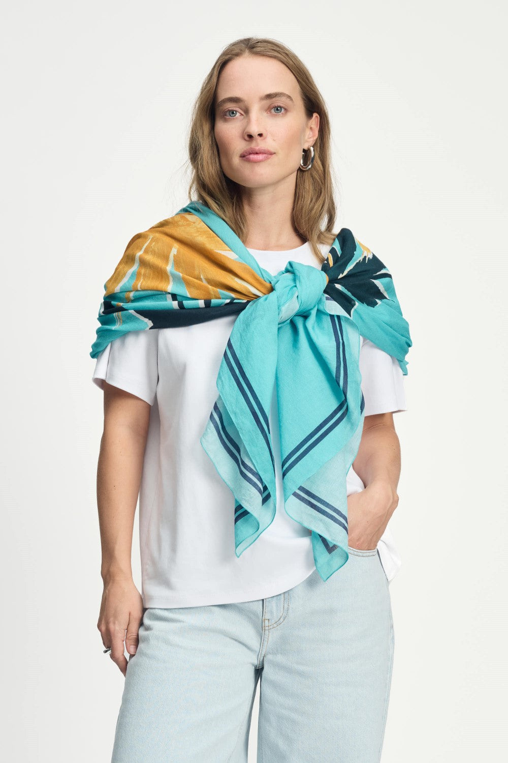 Artisan Sky Blue Shawl