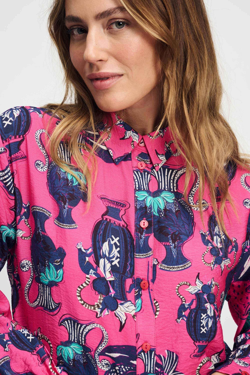 Milly Vases Pink Blouse