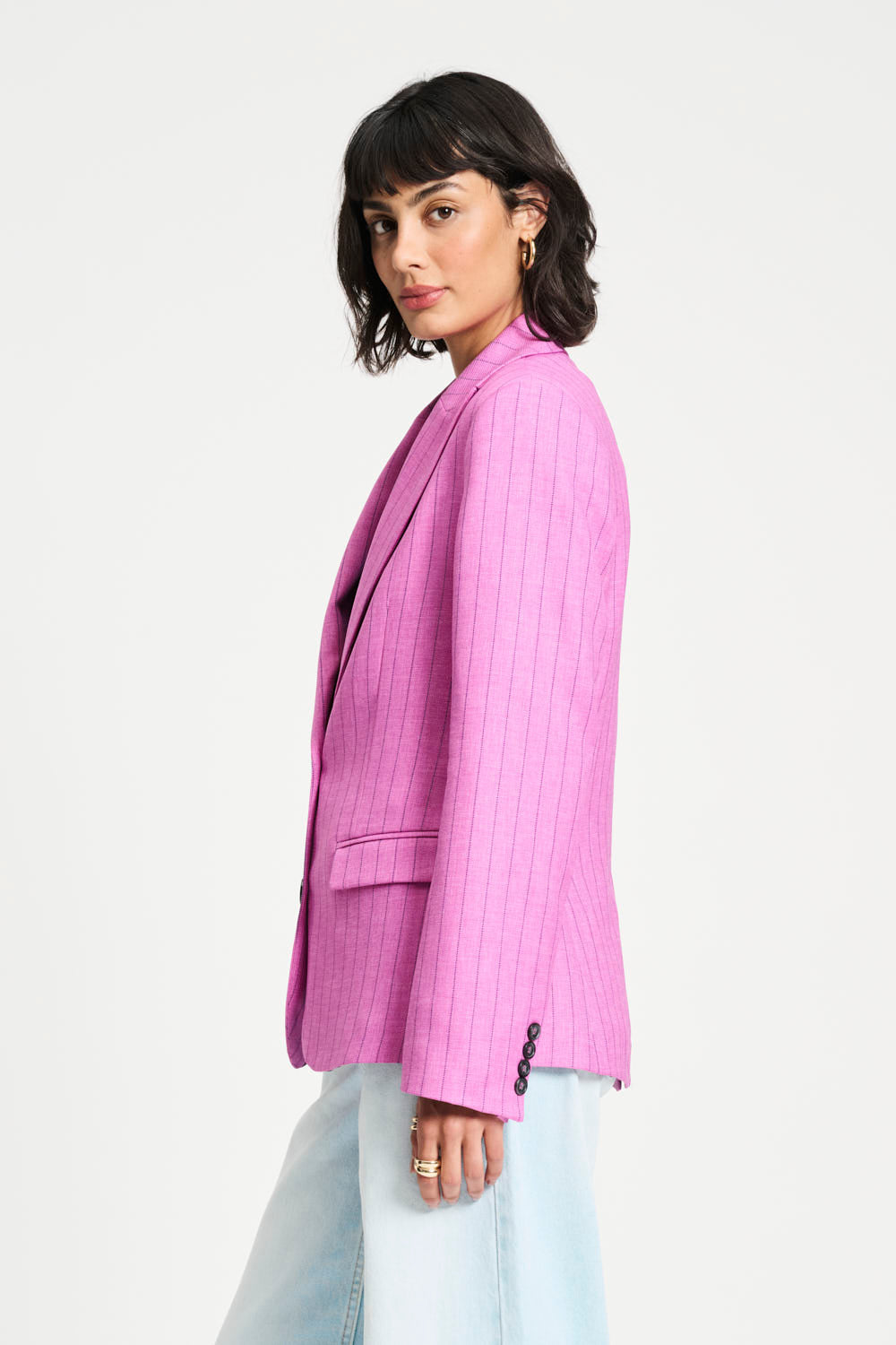 Blazer Rose Doux Stripped