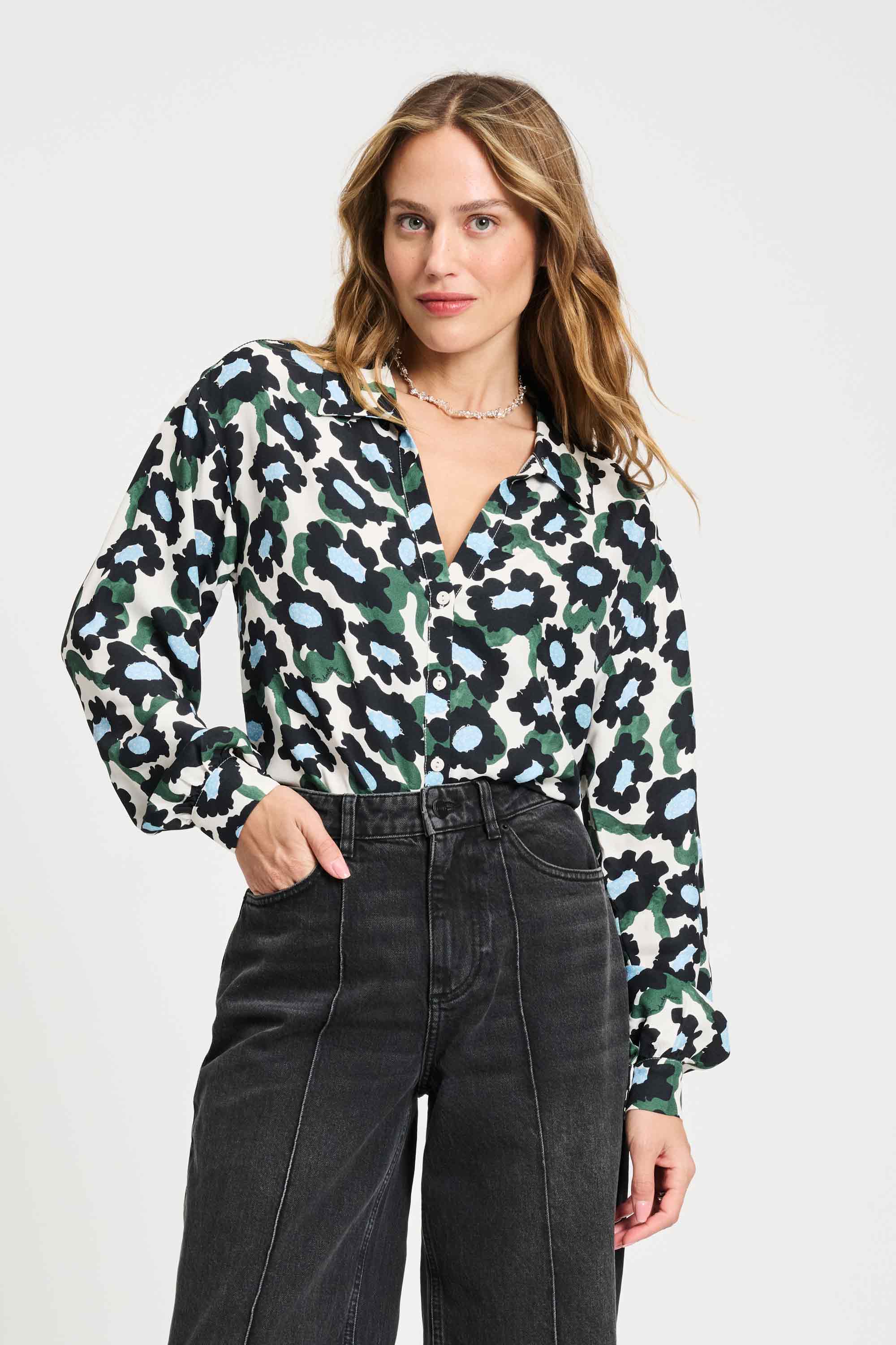POM Amsterdam Flower Blouse Designer Clothing Gallery Greytown