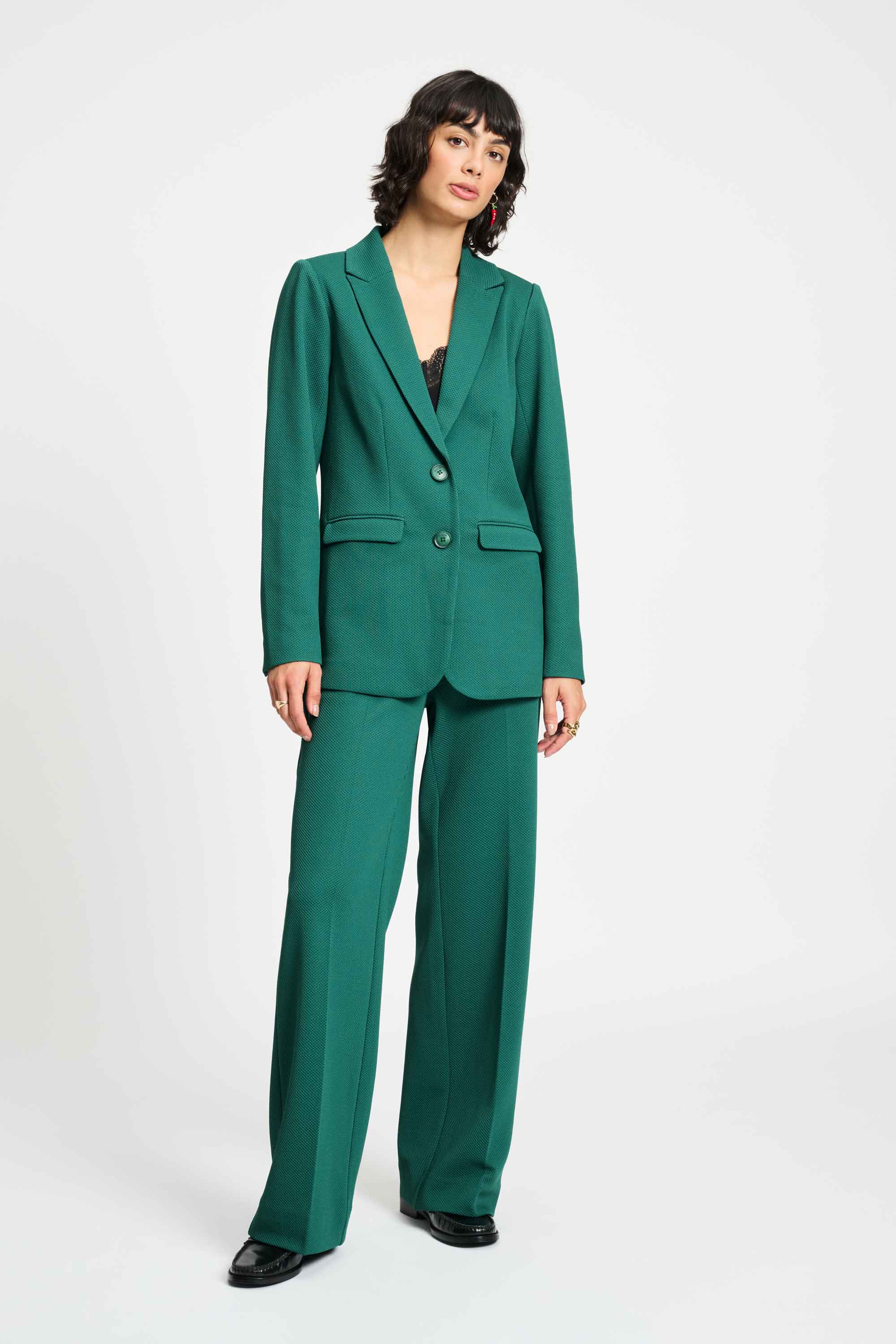 POM Amsterdam Green Blazer | Designer Clothing Gallery Greytown