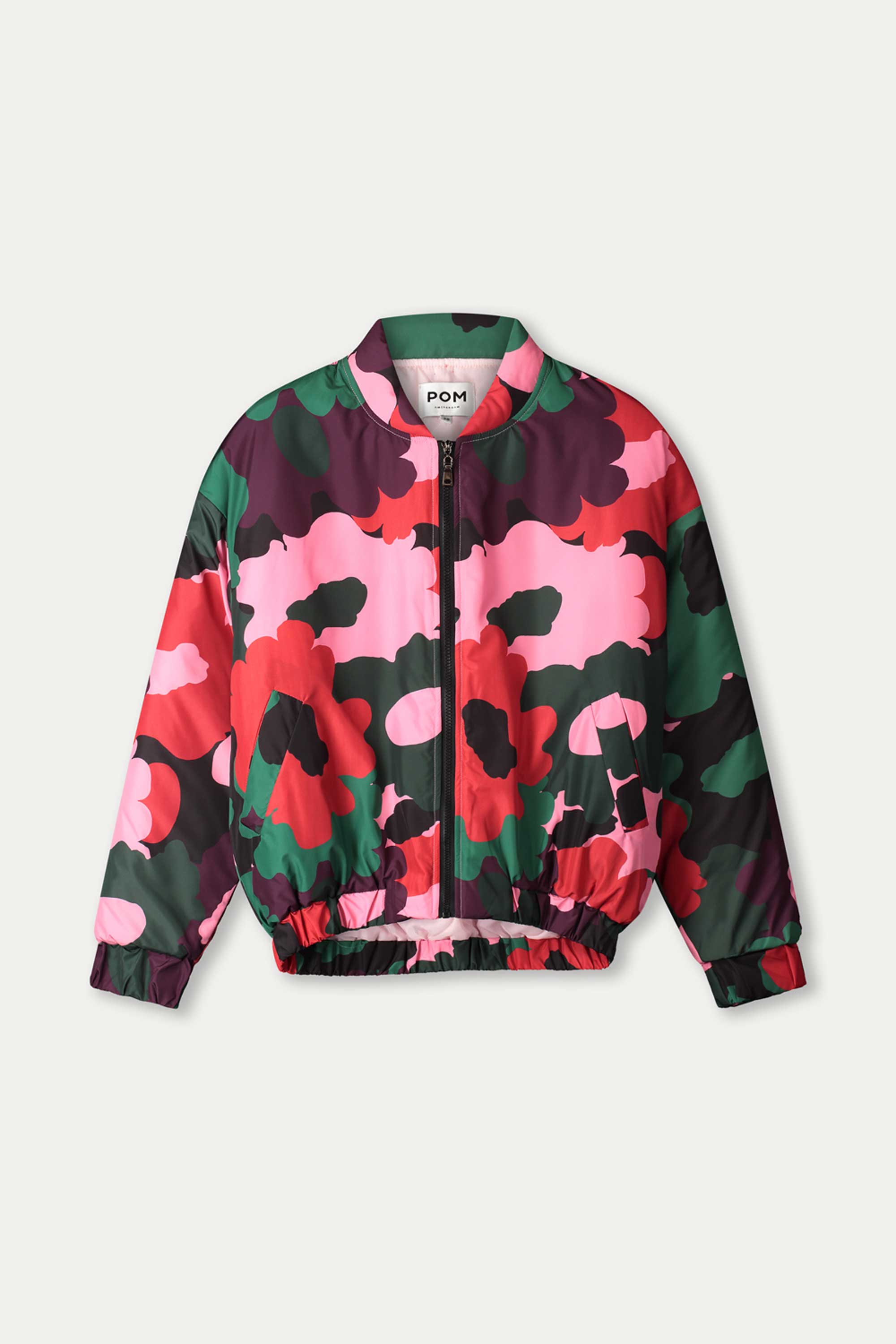 Bomber Jacket Abstract Flower