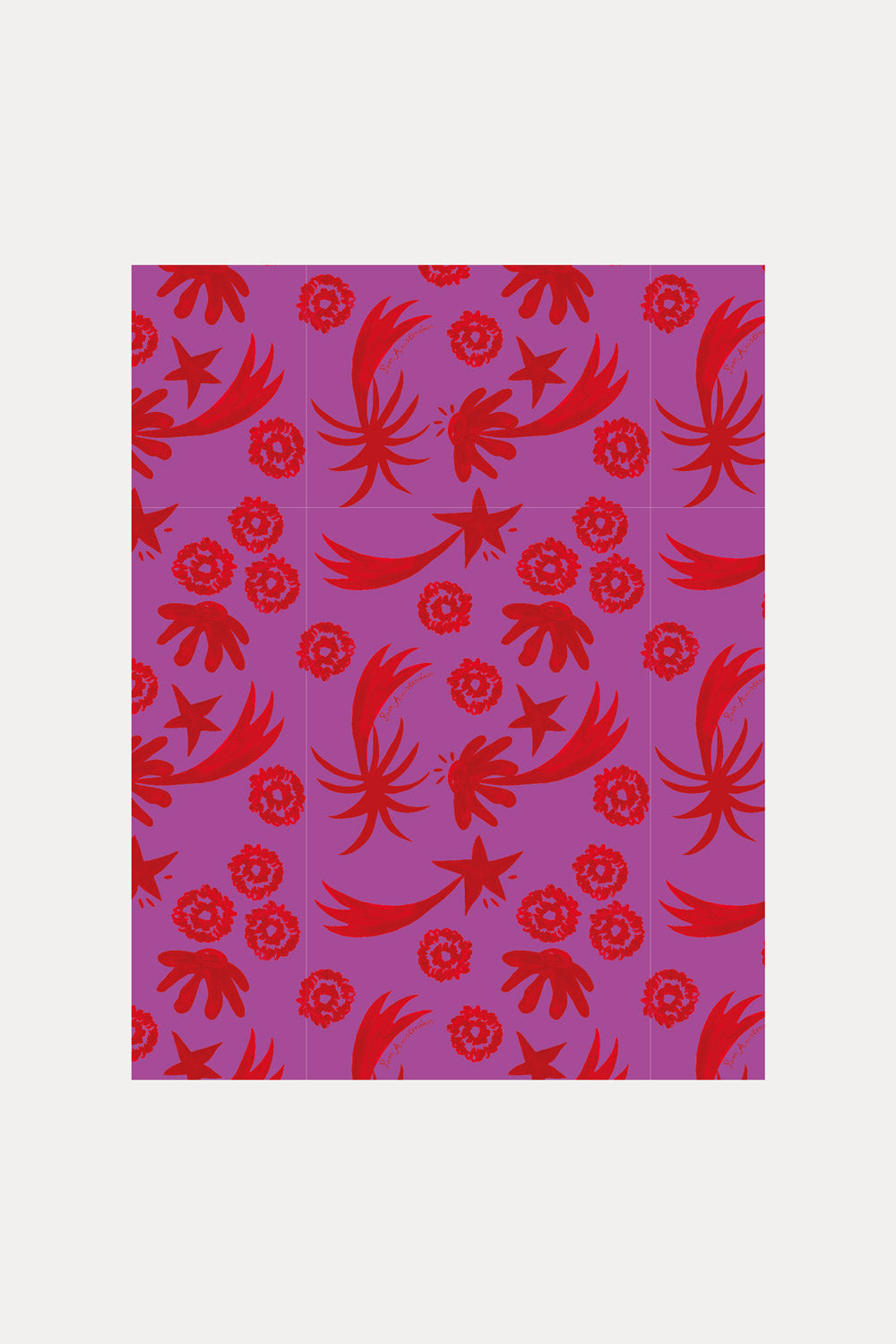 Shawl Splashing Fireworks