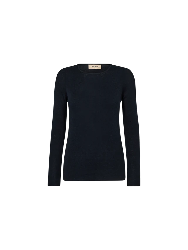 Bouch O Neck Knit Navy