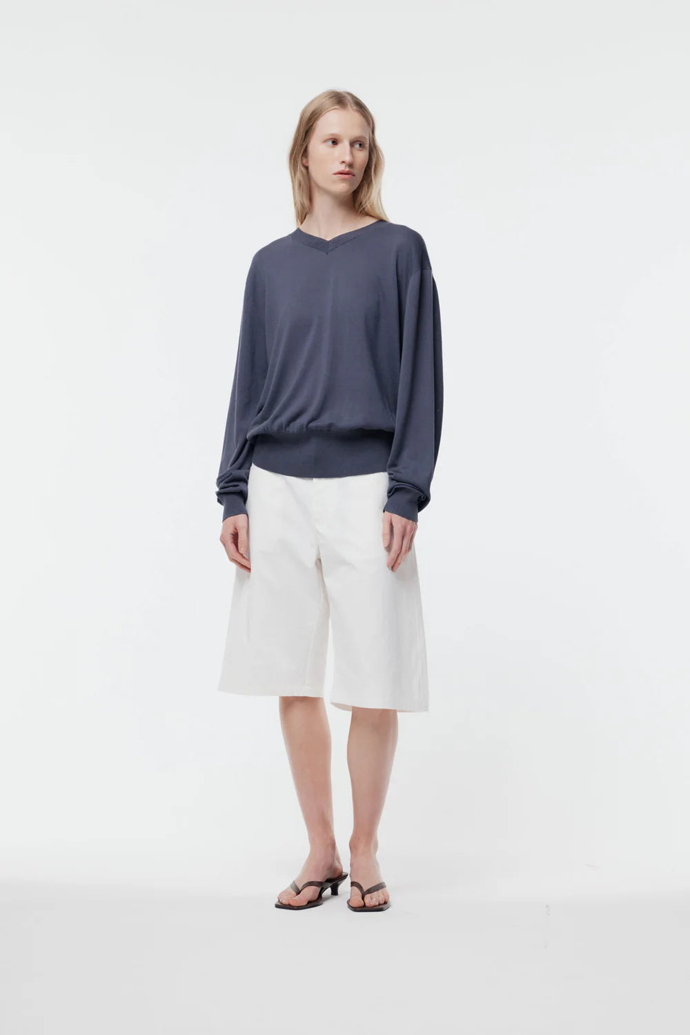 GREGORY MULBERRY BLUE JUMPER / DESIGNER CLOTHING GALLERY NZ