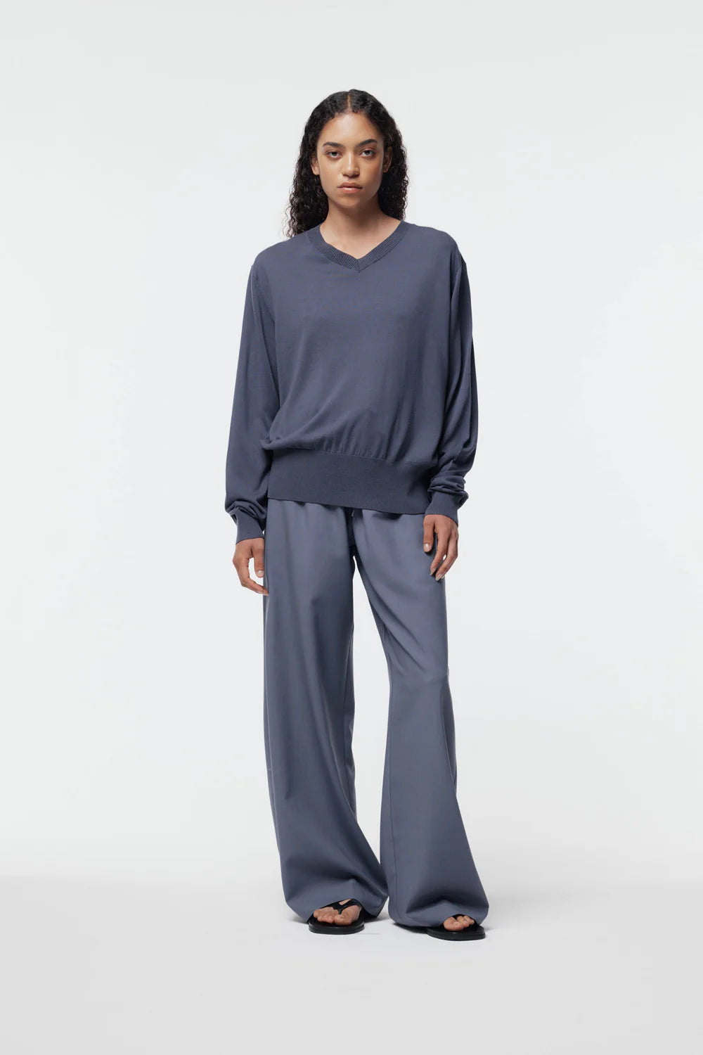 GREGORY MULBERRY BLUE JUMPER / DESIGNER CLOTHING GALLERY NZ