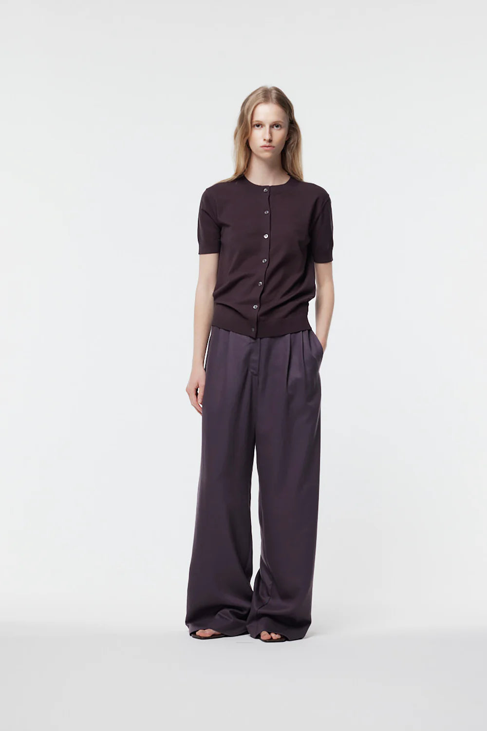 GREGORY PLUM CARDI / DESIGNER CLOTHING GALLERY NZ