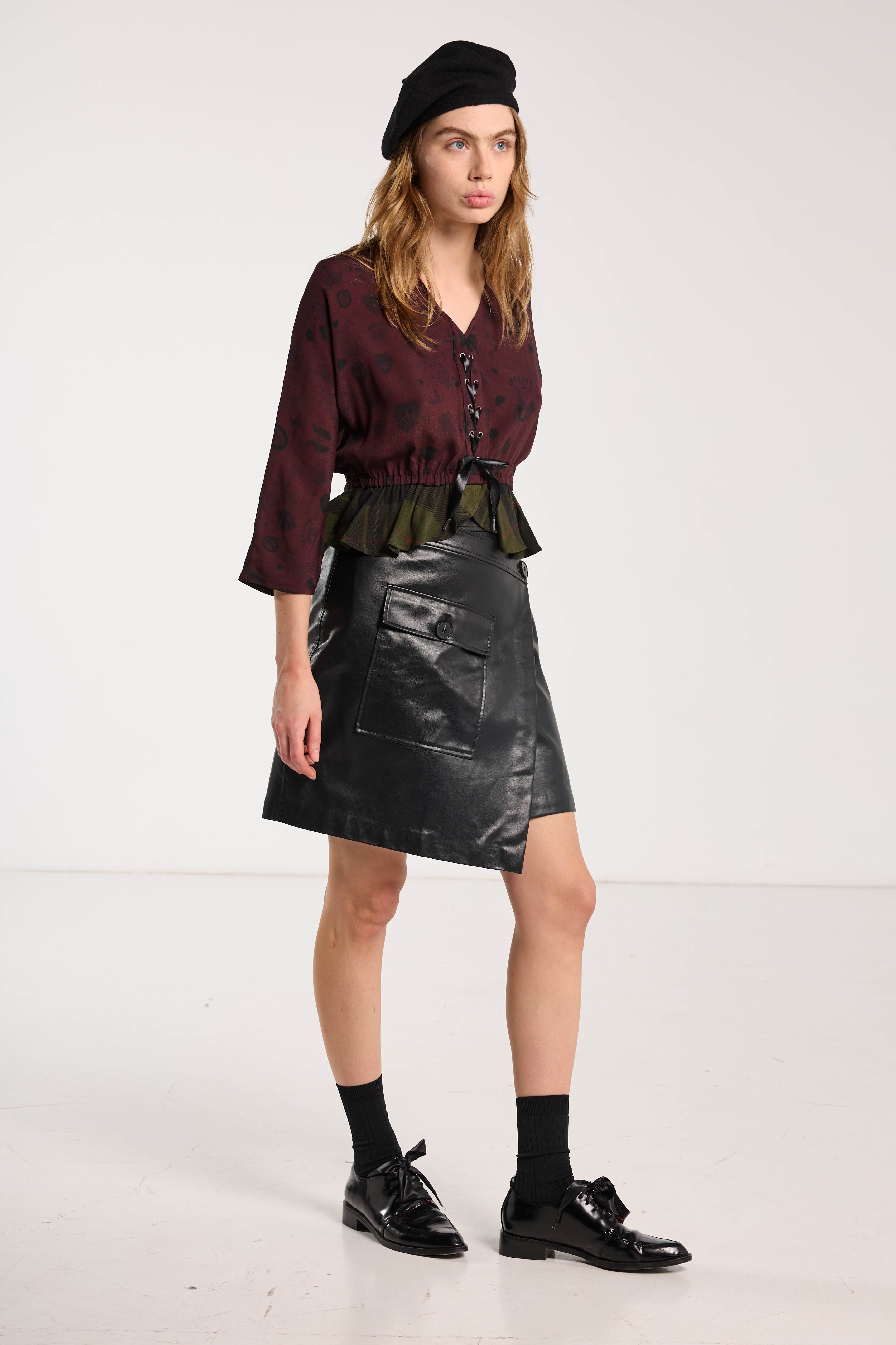 Valentine Top Plum Forest