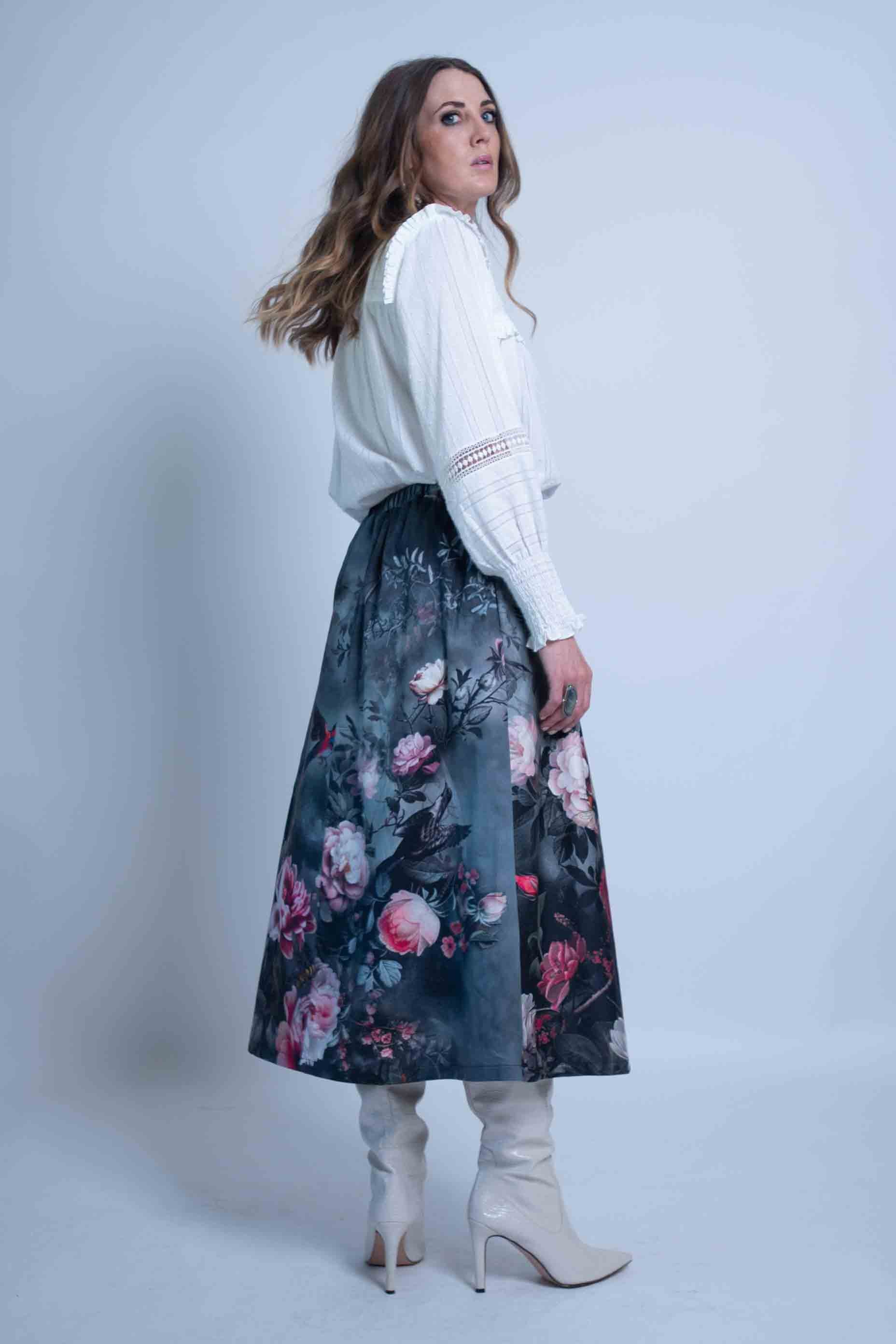 Sky Garden Pleat Skirt