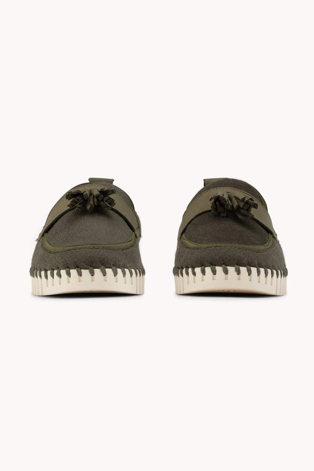 Tulip Wool Loafer Army