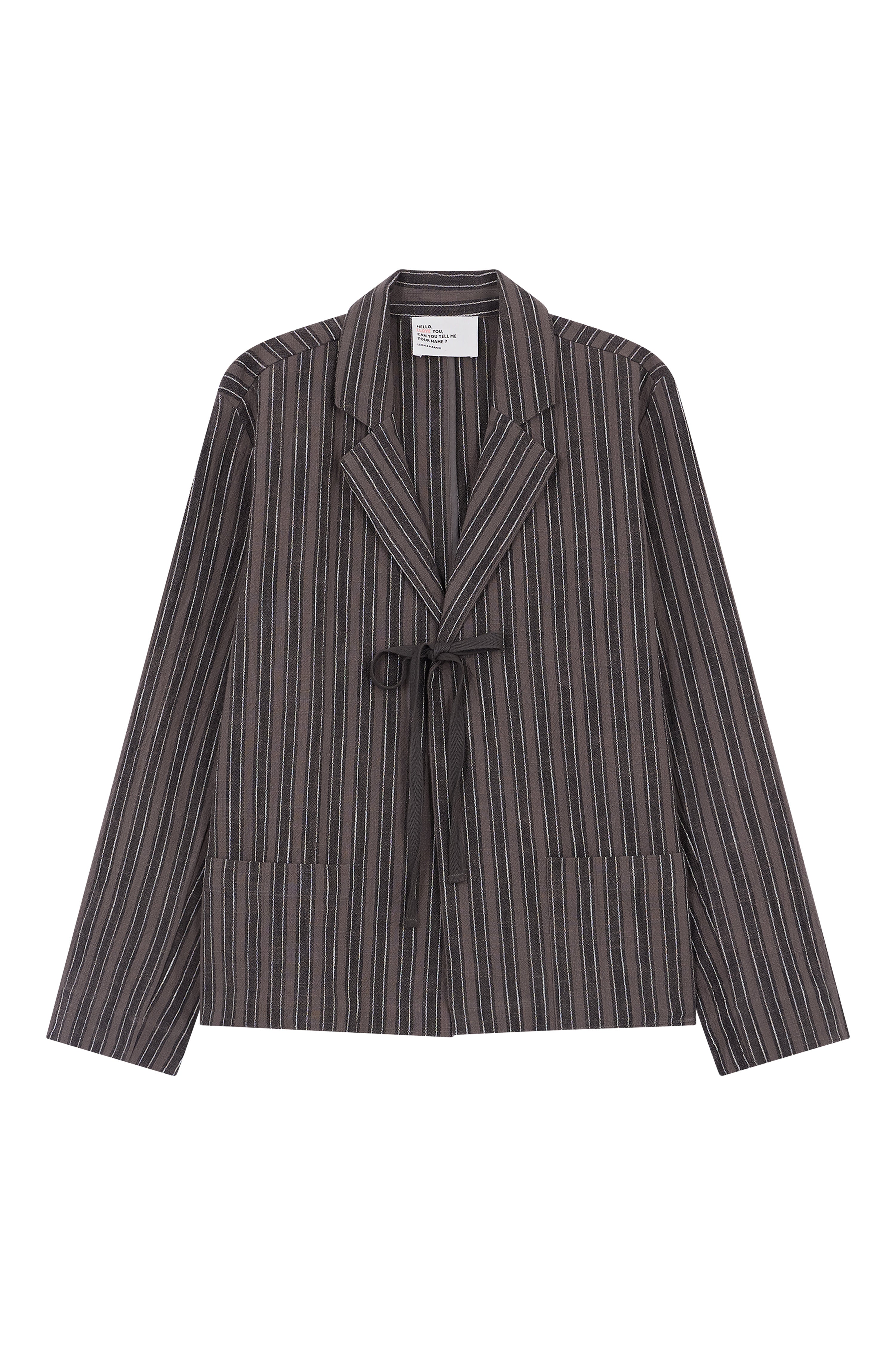 Vela TC124 Stripes Jackets Carbone