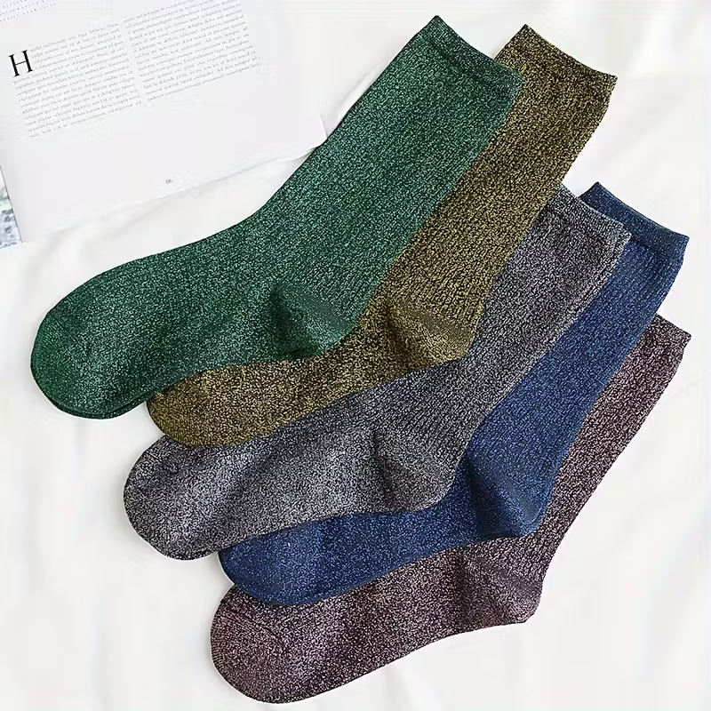 Glitter Socks Purple