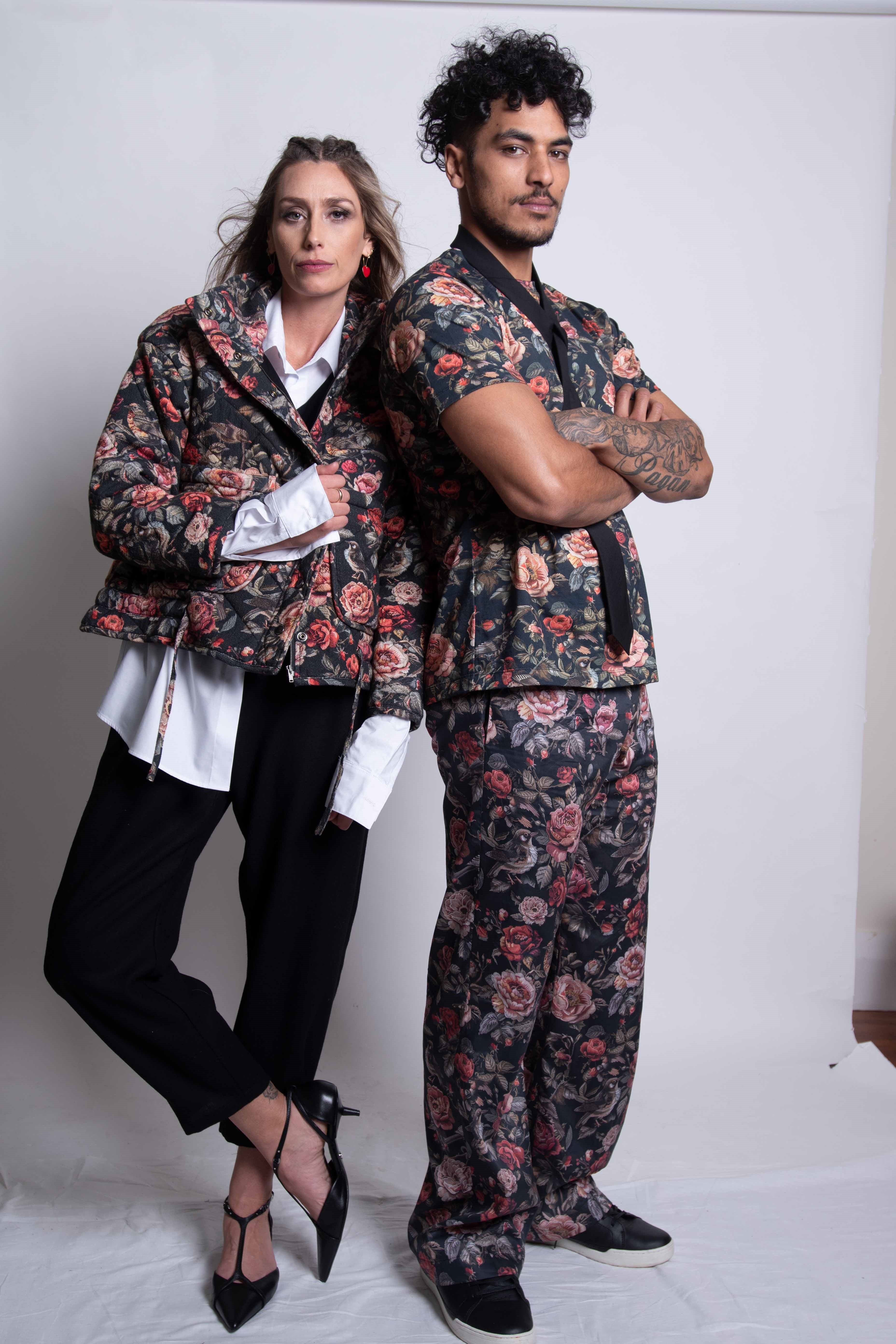 Rose Quilted Jacket Cotton Recycled Poly Fill