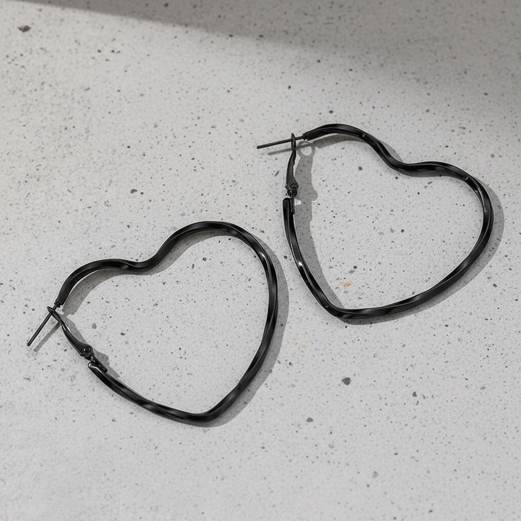 Black Heart Hoop