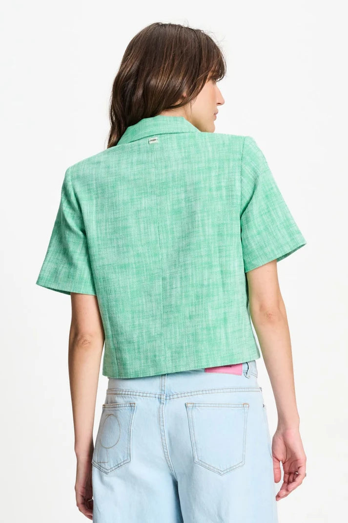 POM PALM GREEN BLAZER / DESIGNER CLOTHING GALLERY NZ