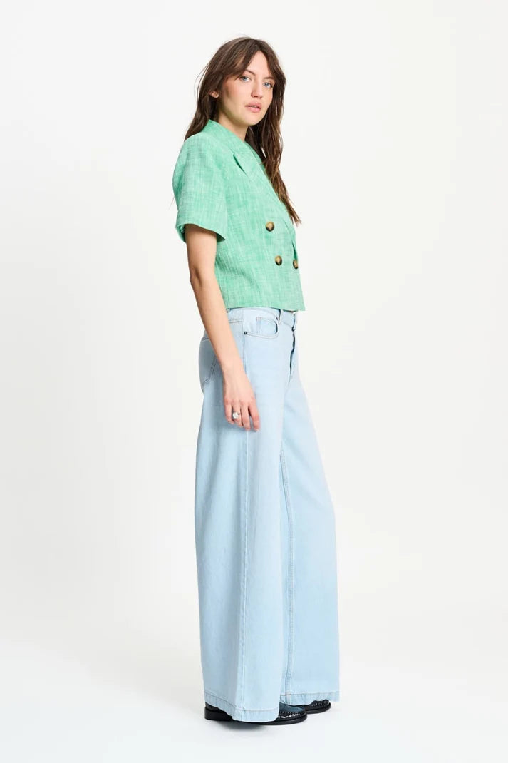 POM PALM GREEN BLAZER / DESIGNER CLOTHING GALLERY NZ