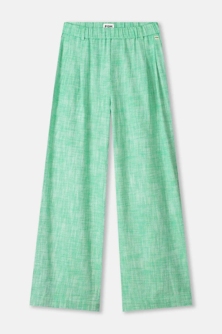 POM PALM GREEN PANTS / DESIGNER COTHING GALLERY NZ