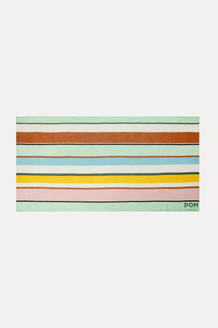 Paradise Stripes Linen Multi Shawl