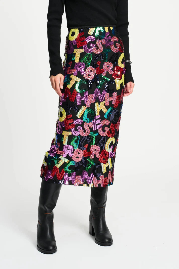 POM Amsterdam Sequin Skirt | Designer Clothing Gallery Greytown