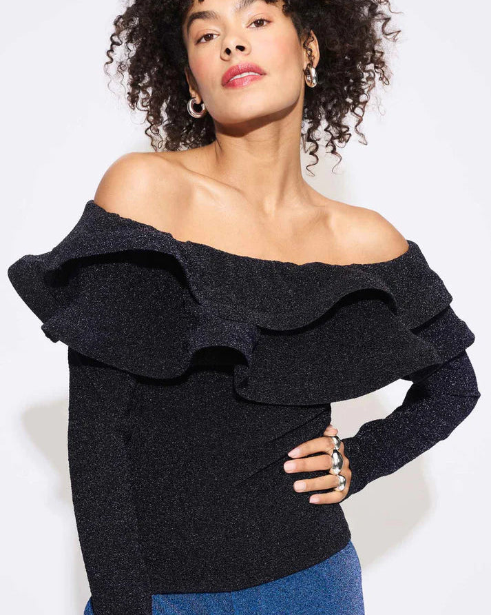 POM Amsterdam Glitter Top | Designer Clothing Gallery Greytown