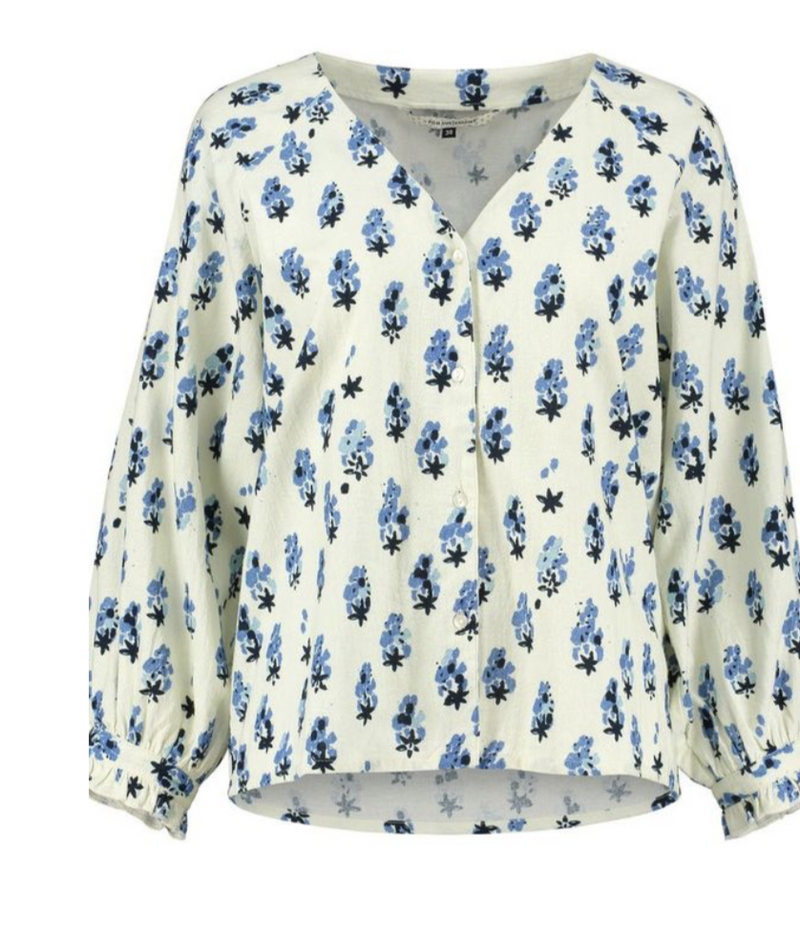 Blueberries and Cream Blouse
